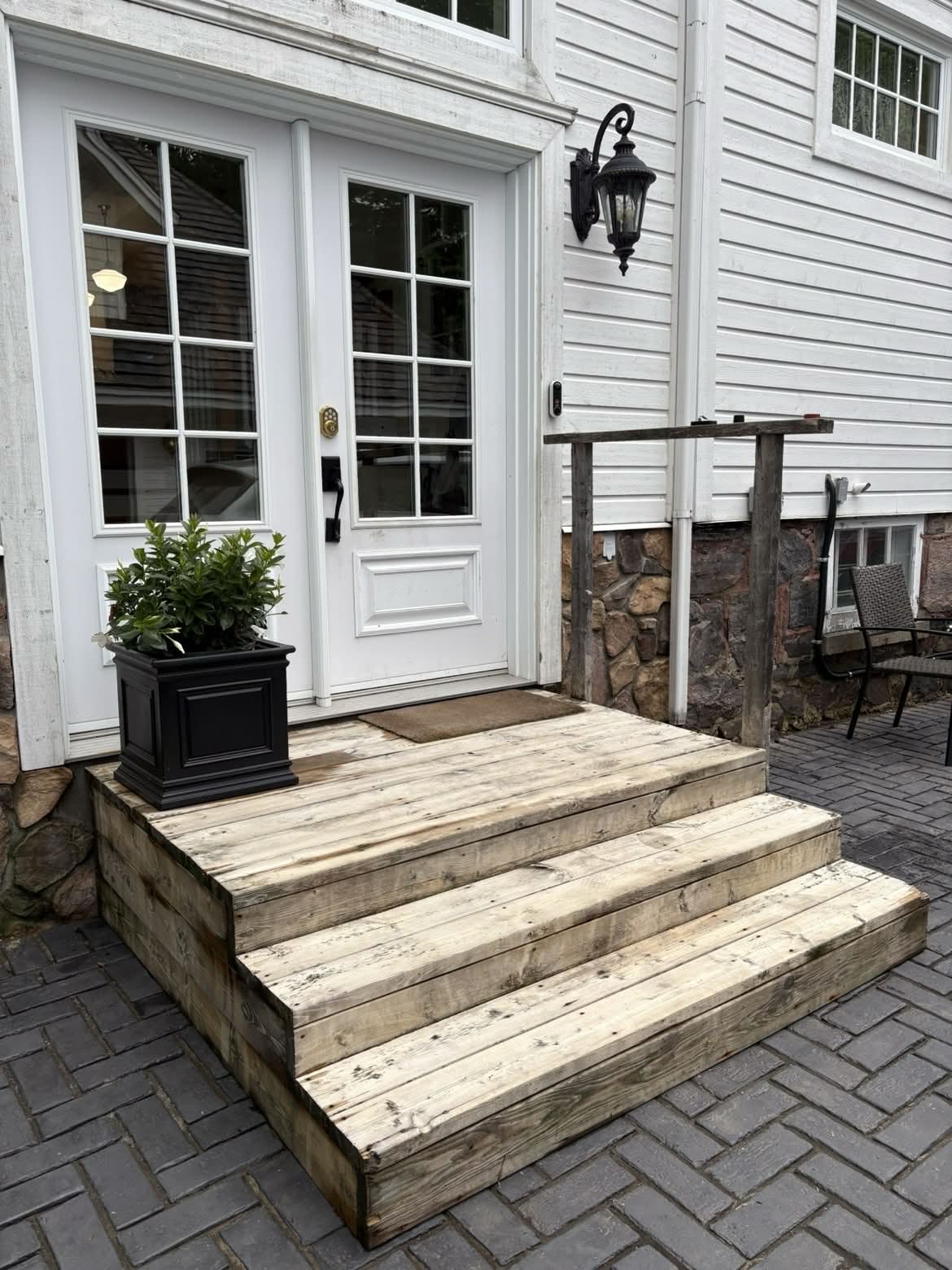Front porch after restoration — After — Close-up